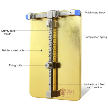 BST- 001C Circuit imprimé en acier inoxydable, à dessouder, support de réparation de PCB, fixations, outil de réparation de téléphones portables