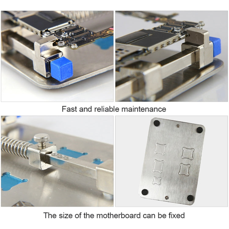 BEST- 001D Circuit imprimé en acier inoxydable, dessoudage des circuits imprimés, support de réparation, fixations, outil de réparation de téléphones portables