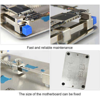 BEST- 001D Circuit imprimé en acier inoxydable, dessoudage des circuits imprimés, support de réparation, fixations, outil de réparation de téléphones portables