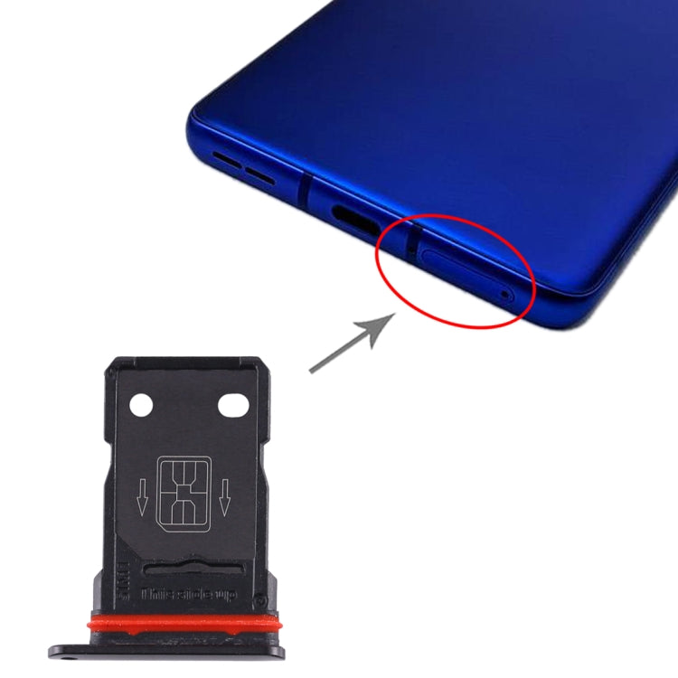 Pour OnePlus 8 Pro Plateau de carte SIM + Plateau de carte SIM