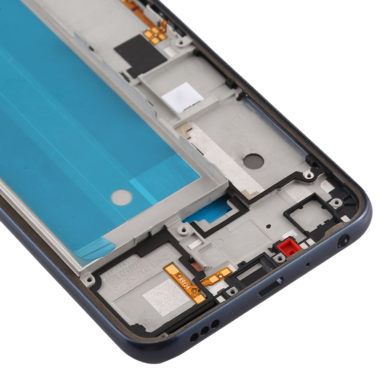 Plaque de cadre LCD du boîtier avant pour LG K40 / K12 + K12 Plus / X4 2019 X420EM X420BMW X420EMW X420HM X420 X420N160 ; (version double SIM)