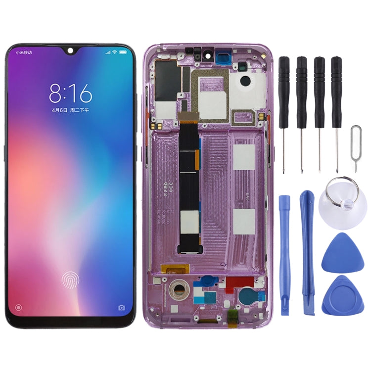 Écran LCD matériel d'origine AMOLED et assemblage complet de numériseur avec cadre pour Xiaomi Mi 9