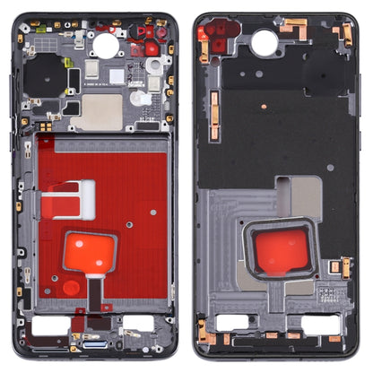 Plaque de lunette de cadre central d'origine avec touches latérales pour Huawei P40