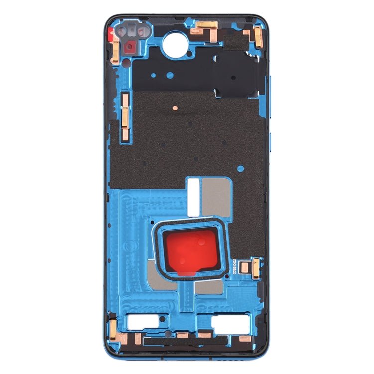 Plaque de lunette de cadre central d'origine avec touches latérales pour Huawei P40