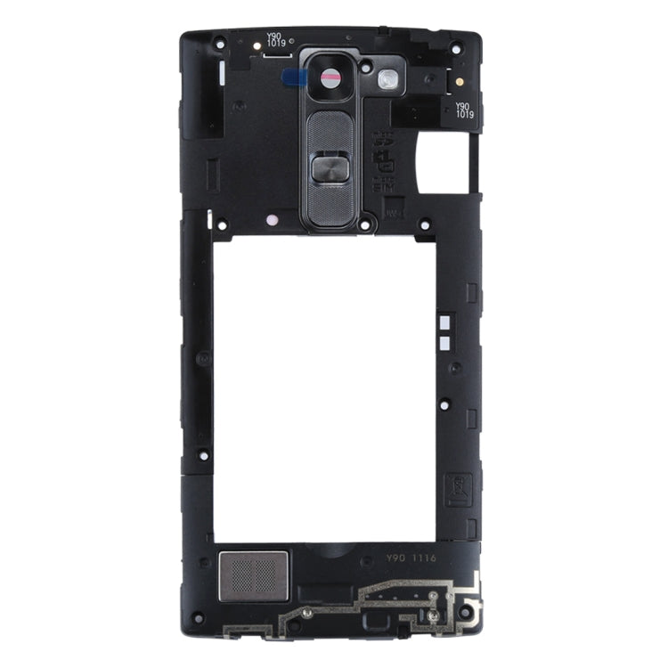 Cadre central pour LG C90 H500, avec sonnerie de haut-parleur, objectif de caméra arrière et bouton d'accueil