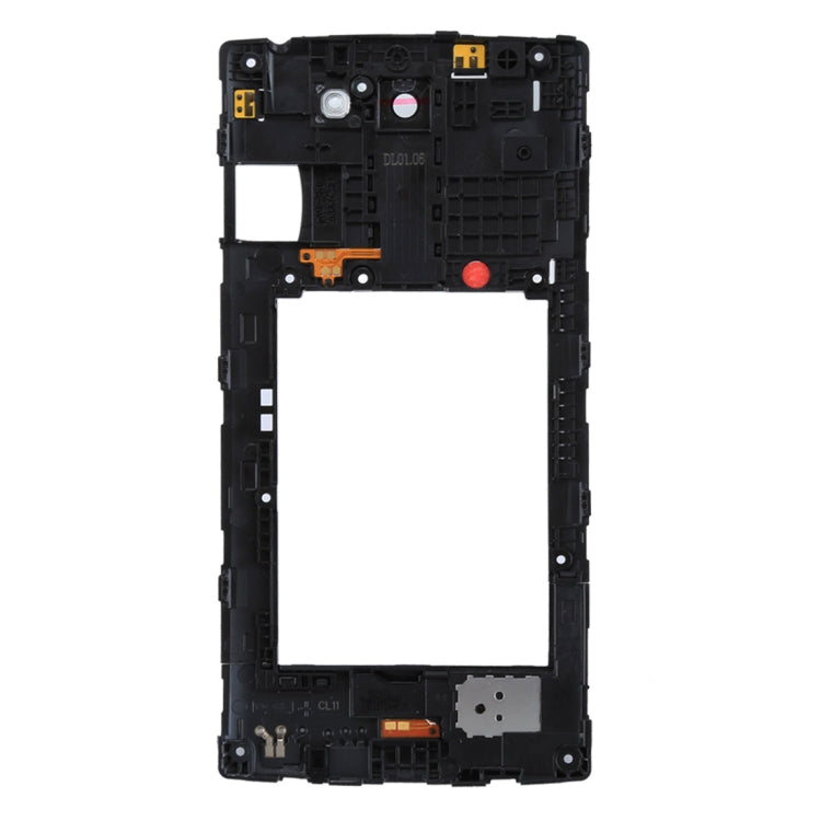 Cadre central pour LG C90 H500, avec sonnerie de haut-parleur, objectif de caméra arrière et bouton d'accueil