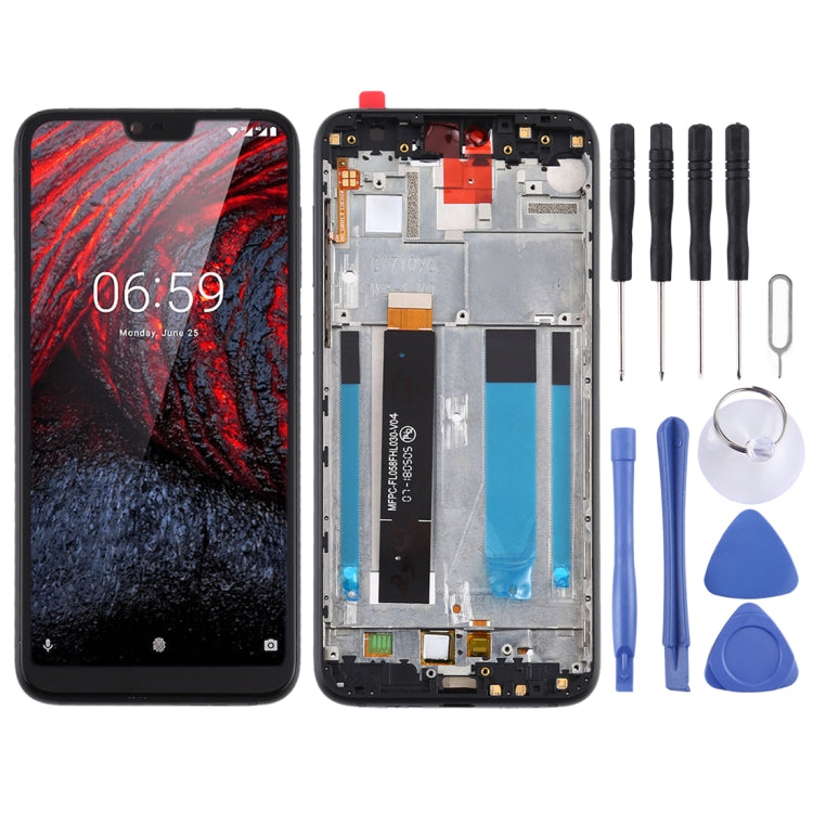 Écran LCD et numériseur complet avec cadre pour Nokia X6 / 6.1 Plus TA-1099 TA-1116 TA-1103 TA-1083
