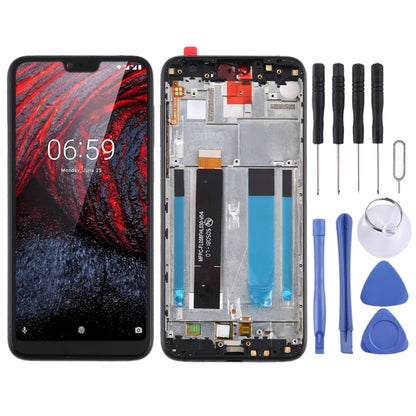 Écran LCD et numériseur complet avec cadre pour Nokia X6 / 6.1 Plus TA-1099 TA-1116 TA-1103 TA-1083