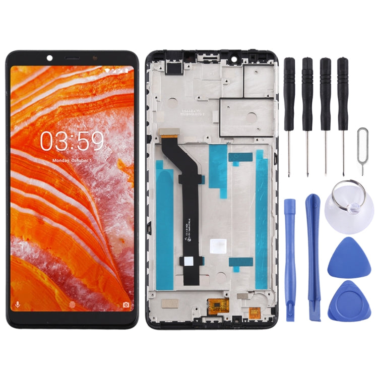 Écran LCD et numériseur complet avec cadre pour Nokia 3.1 Plus TA-1118