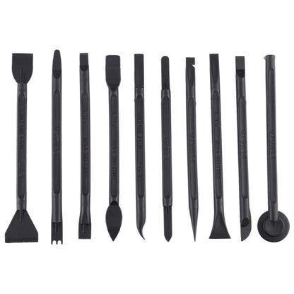 JIAFA JF-857 10 en 1 tiges de démontage Kits d'outils de réparation de pied-de-biche pour téléphone portable/tablette