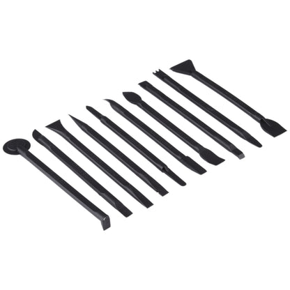 JIAFA JF-857 10 en 1 tiges de démontage Kits d'outils de réparation de pied-de-biche pour téléphone portable/tablette