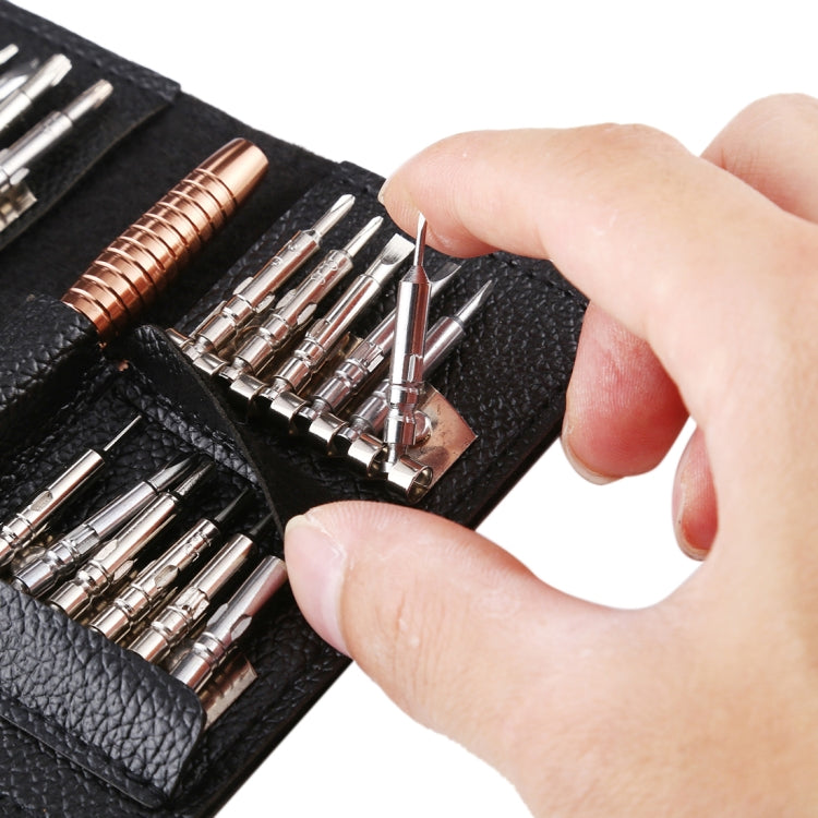 Outils de réparation de démontage de tournevis de pied de biche de téléphone portable 16 en 1