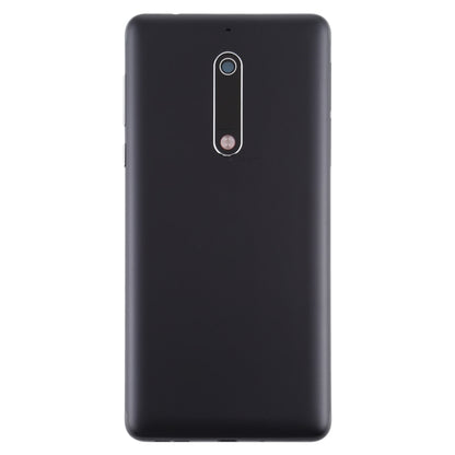 Couvercle arrière de la batterie avec bouton d'alimentation et de Volume, câble flexible et couvercle d'objectif d'appareil photo pour Nokia 5 TA-1024 TA-1027 TA-1044 TA-1053