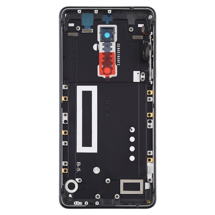 Couvercle arrière de la batterie avec bouton d'alimentation et de Volume, câble flexible et couvercle d'objectif d'appareil photo pour Nokia 5 TA-1024 TA-1027 TA-1044 TA-1053