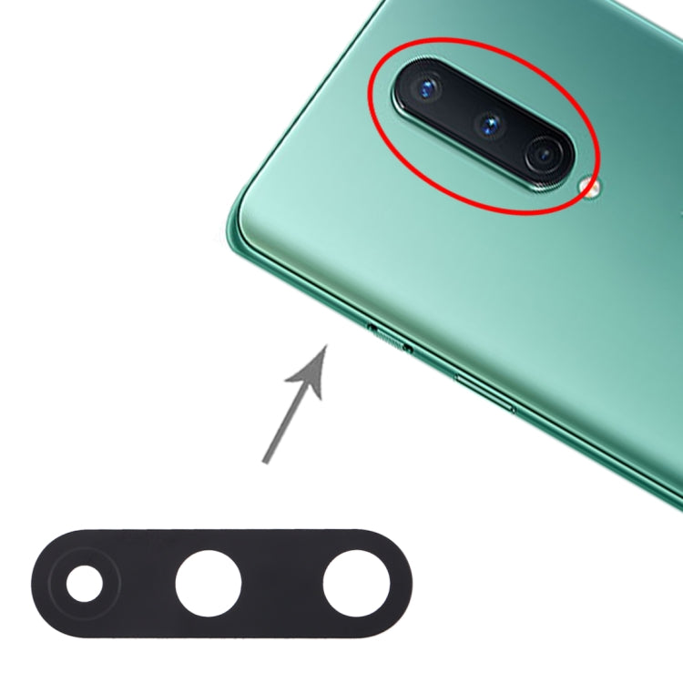 Pour OnePlus 8, 10 lentilles de caméra arrière d'origine