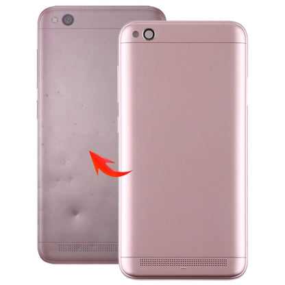 Coque arrière avec objectif d'appareil photo et touches latérales pour Xiaomi Redmi 5