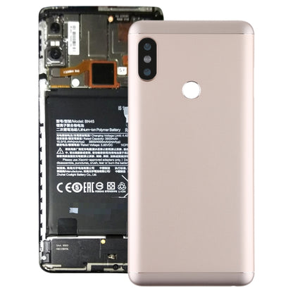 Coque arrière avec objectif d'appareil photo et touches latérales pour Xiaomi Redmi Note 5, For Redmi Note 5, Redmi Note 5