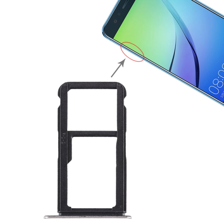 Tiroir Carte SIM + Tiroir Carte SIM / Tiroir Carte Micro SD pour Huawei Nova Lite