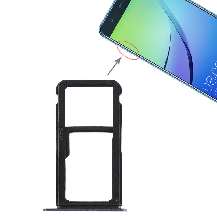 Tiroir Carte SIM + Tiroir Carte SIM / Tiroir Carte Micro SD pour Huawei Nova Lite