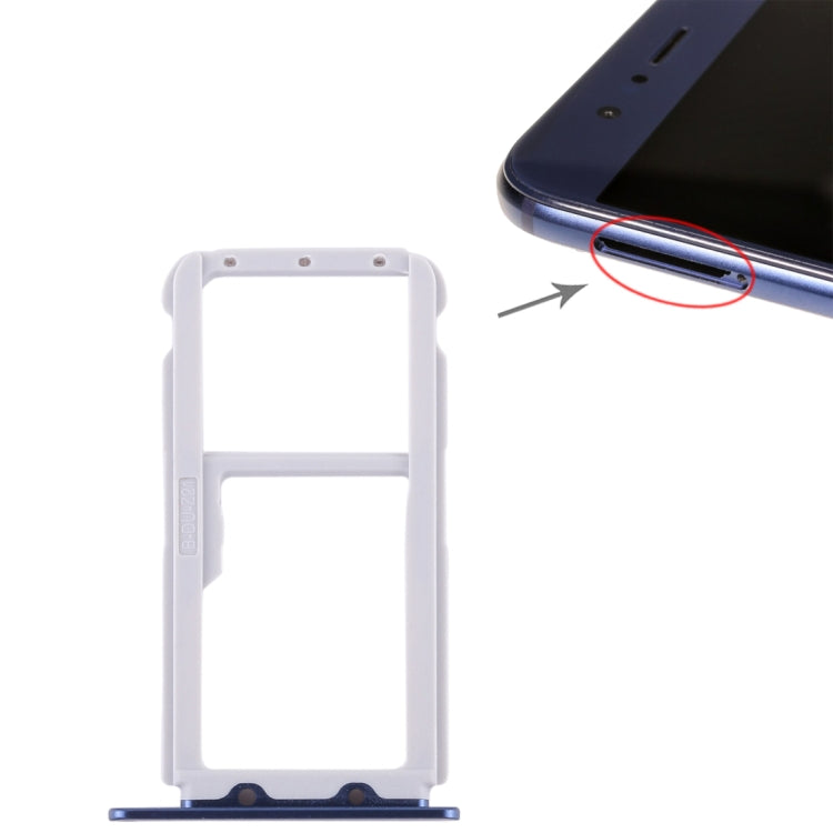 Tiroir Carte SIM + Tiroir Carte SIM / Tiroir Carte Micro SD pour Huawei Honor V9, For Honor V9, For Huawei V9