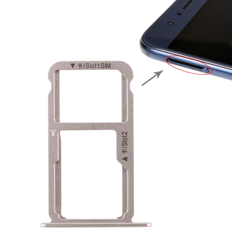 Tiroir Carte SIM + Tiroir Carte SIM / Carte Micro SD pour Huawei Honor 8, For Huawei Honor 8, For Huawei 8, For Honor 8