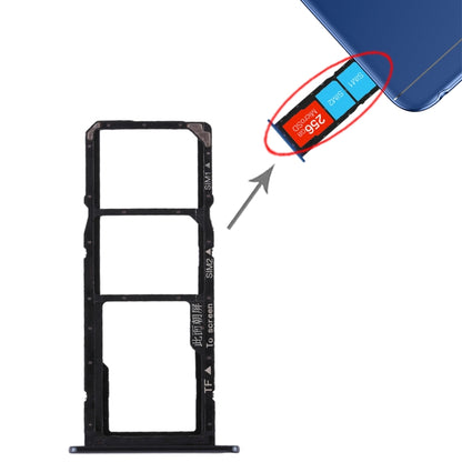 Tiroir Carte SIM + Tiroir Carte SIM + Carte Micro SD pour Huawei Honor 7A, For Honor 7A