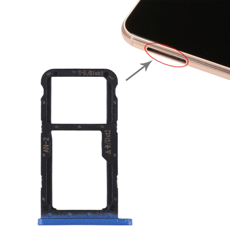 Tiroir Carte SIM + Tiroir Carte SIM / Carte Micro SD pour Huawei P20 Lite / Nova 3e