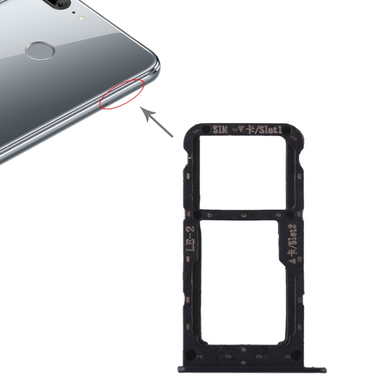Tiroir Carte SIM + Tiroir Carte SIM / Carte Micro SD pour Huawei Honor 9 Lite, For Huawei Honor 9 Lite, For Honor 9 Lite