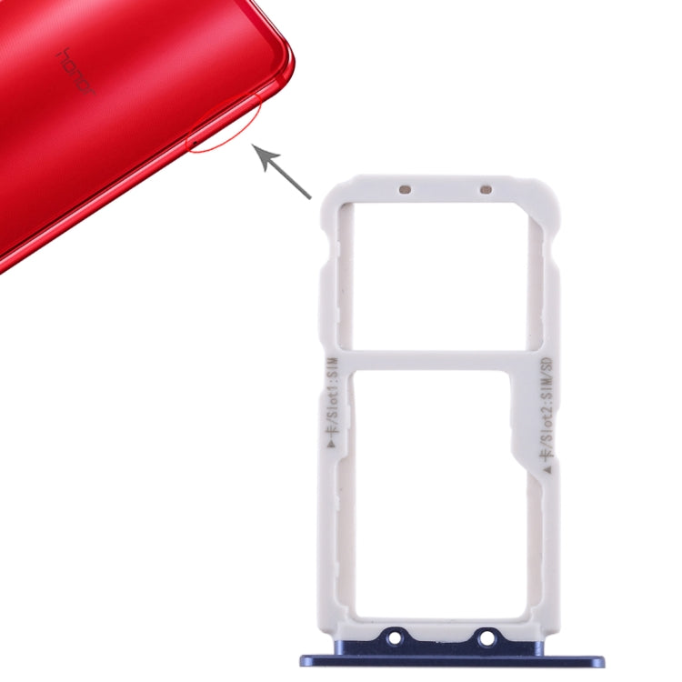Tiroir Carte SIM + Tiroir Carte SIM / Carte Micro SD pour Huawei Honor View 10 / V10, For Honor V10, For Huawei View 10 / V10, For Honor View 10 / V10