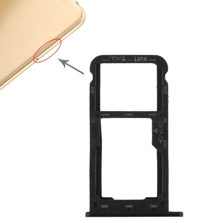 Tiroir Carte SIM + Tiroir Carte SIM / Carte Micro SD pour Huawei Enjoy 7