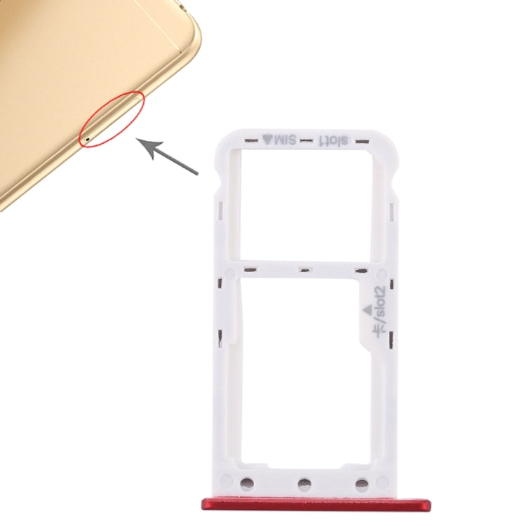 Tiroir Carte SIM + Tiroir Carte SIM / Carte Micro SD pour Huawei Enjoy 7