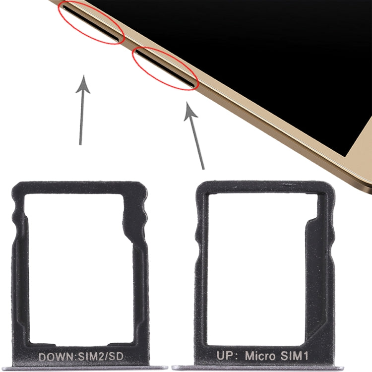 Tiroir Carte SIM + Tiroir Carte SIM / Carte Micro SD pour Huawei Enjoy 5s
