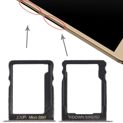 Tiroir Carte SIM + Tiroir Carte SIM / Carte Micro SD pour Huawei Enjoy 5s