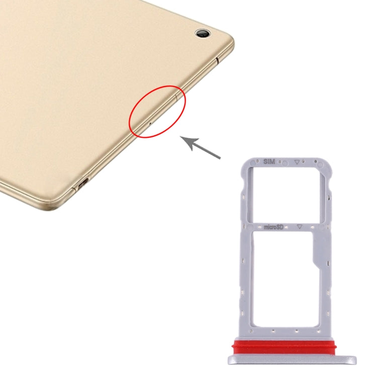 Tiroir Carte SIM + Tiroir Carte Micro SD pour Huawei Honor Waterplay, For Huawei Honor Waterplay