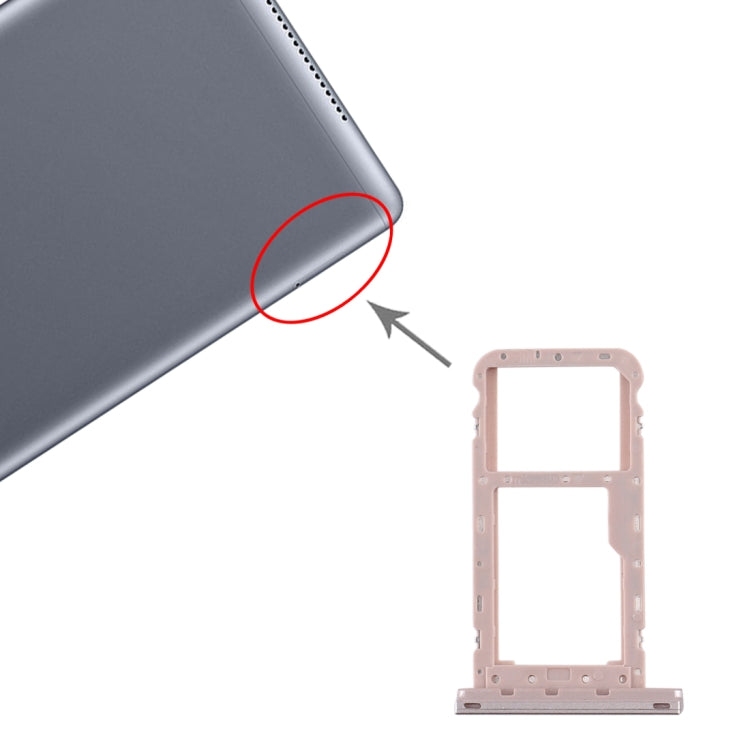 Tiroir Carte SIM + Tiroir Carte Micro SD pour Huawei MediaPad M5 Lite 8