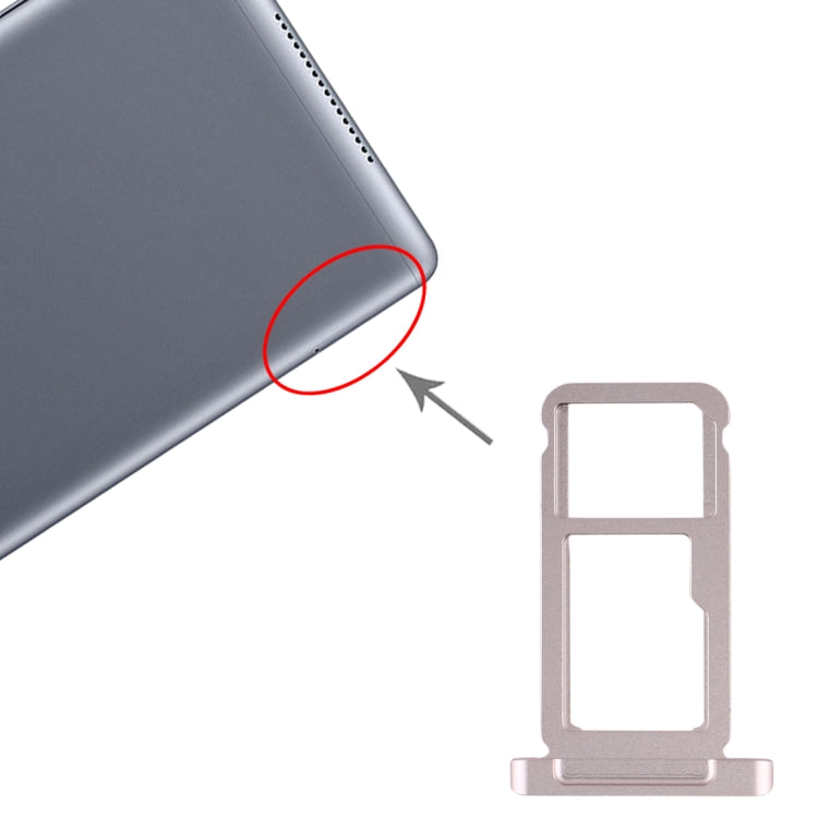 Tiroir Carte SIM + Tiroir Carte Micro SD pour Huawei MediaPad M5 10 (Version 4G)