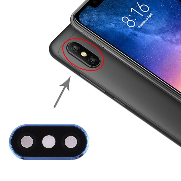 Couvercle d'objectif d'appareil photo 10 PCS pour Xiaomi Redmi Note 6 Pro, For Xiaomi Redmi Note 6 Pro, For Redmi Note 6 Pro (Red)