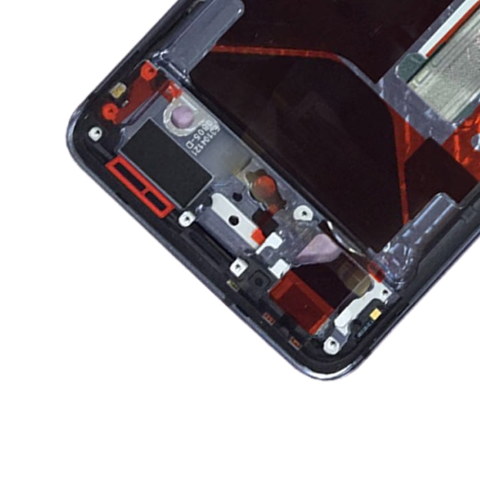 Pour OnePlus 7T HD1901 HD1903 HD1900 HD1905 numériseur assemblage complet avec cadre écran LCD OEM, For OnePlus 7T(AMOLED)