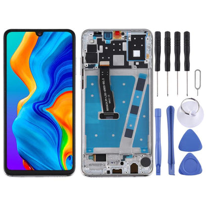 Écran LCD et numériseur complet avec cadre pour Huawei P30 Lite (RAM 4G / version standard)