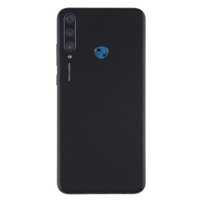Cache arrière de batterie d'origine avec cache d'objectif d'appareil photo pour Huawei Y6p