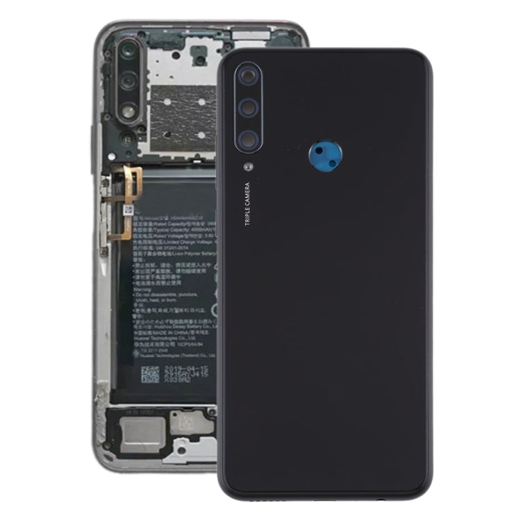 Cache arrière de batterie d'origine avec cache d'objectif d'appareil photo pour Huawei Y6p