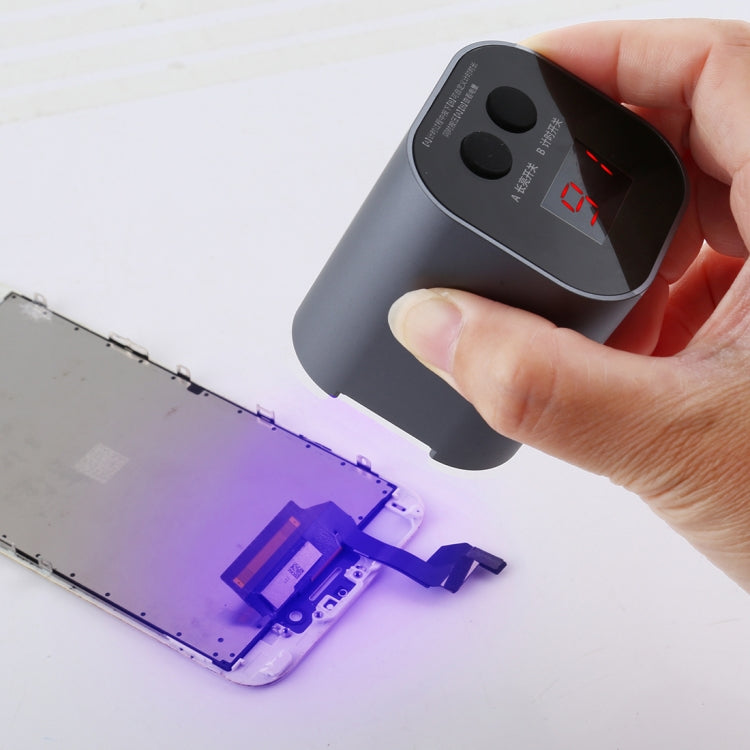 QIANLI 4W lampe de polymérisation UV de réparation de téléphone intelligent rechargeable