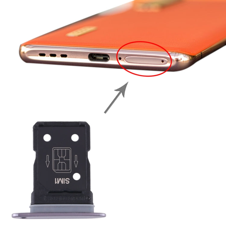 Pour OPPO Find X2 Pro Plateau de carte SIM + Plateau de carte SIM