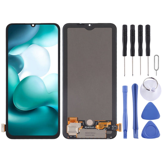 Écran LCD matériel d'origine AMOLED et assemblage complet de numériseur pour Xiaomi Mi 10 Lite 5G