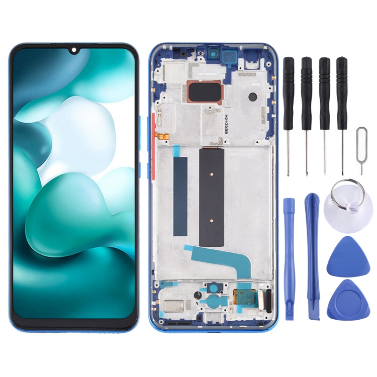 Écran LCD de matériau AMOLED d'origine et assemblage complet de numériseur avec cadre pour Xiaomi Mi 10 Lite 5G