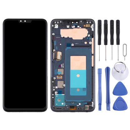 Écran LCD et numériseur complet avec cadre pour LG V40 ThinQ