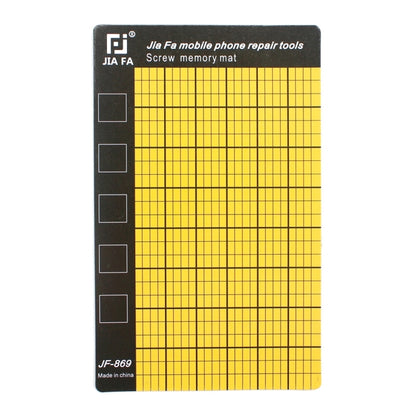 Tapis de vis magnétique universel JF-869 pour la réparation de téléphone, taille: 14,5x9 cm