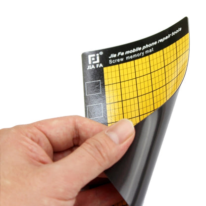 Tapis de vis magnétique universel JF-869 pour la réparation de téléphone, taille: 14,5x9 cm