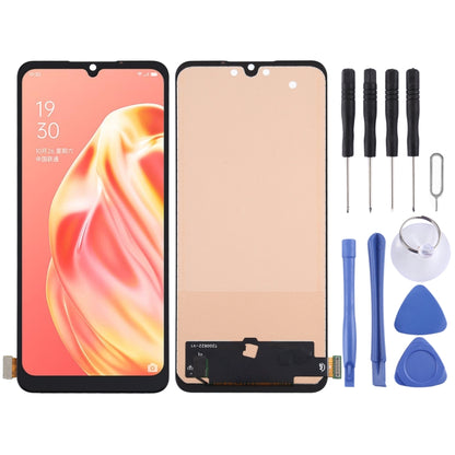 Ensemble complet d'écran LCD et de numériseur en matériau TFT pour OPPO Reno3 / A91 / F15 / F17, ne prenant pas en charge l'identification par empreinte digitale