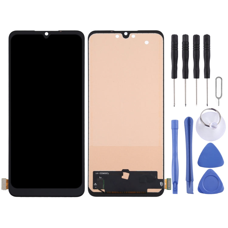 Ensemble complet d'écran LCD et de numériseur en matériau TFT pour OPPO Reno3 / A91 / F15 / F17, ne prenant pas en charge l'identification par empreinte digitale